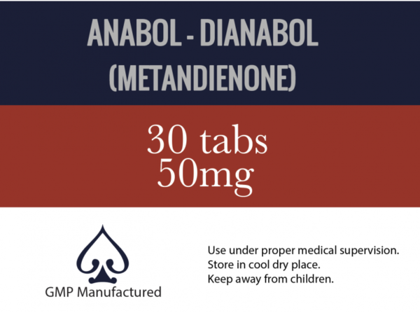 Anabol - Dianabol by AceLabs 50mg x 30 Tabs