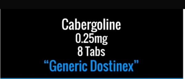 Cabergoline "Caber" 0.5mg x 4 Tabs