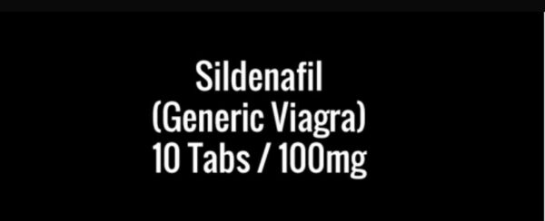 Sildenafil 100mg x 10 Tabs (Generic Viagra)