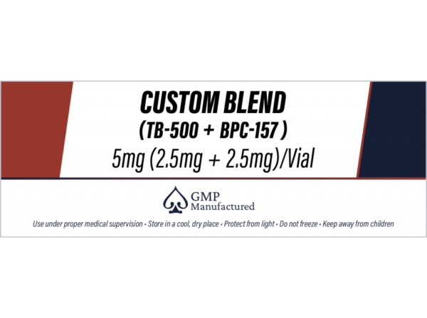 Custom Blend BPC-157 2.5mg and TB-500 2.5mg