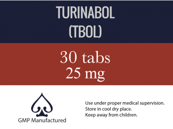 Turinabol - TBOL by AceLabs 25mg x 30 Tabs